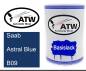 Preview: Saab, Astral Blue, B09: 500ml Lackdose, von ATW Autoteile West.